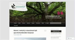 Desktop Screenshot of luonnonsuojelunsaatio.fi